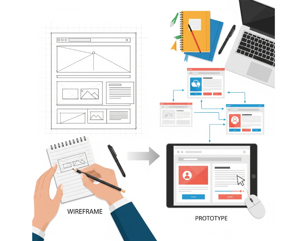 Wireframing & Prototyping